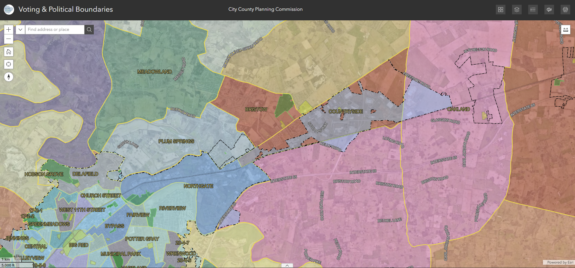 Web Maps – City County Planning Commission