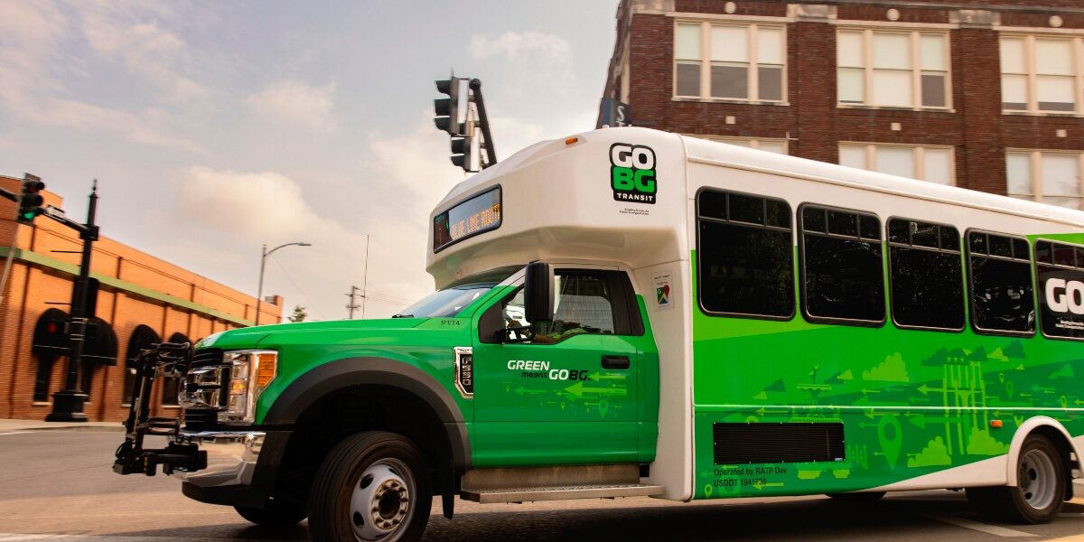 GoBG Transit Bus with New Wrap
